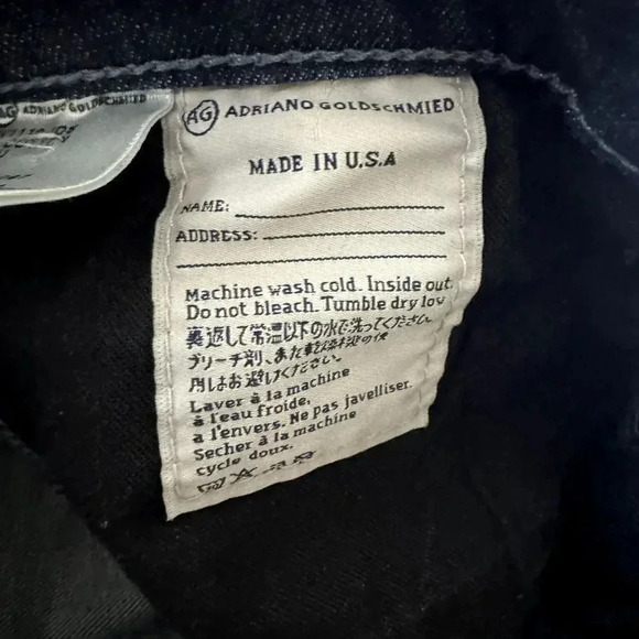 AG Adriano Goldschmied The Stilt Cigarette Leg Jeans Womens size 28 Rev1110 Blue - Picture 8 of 12